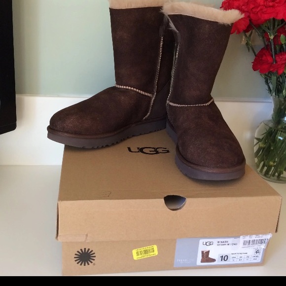 ugg nash bootie chocolate